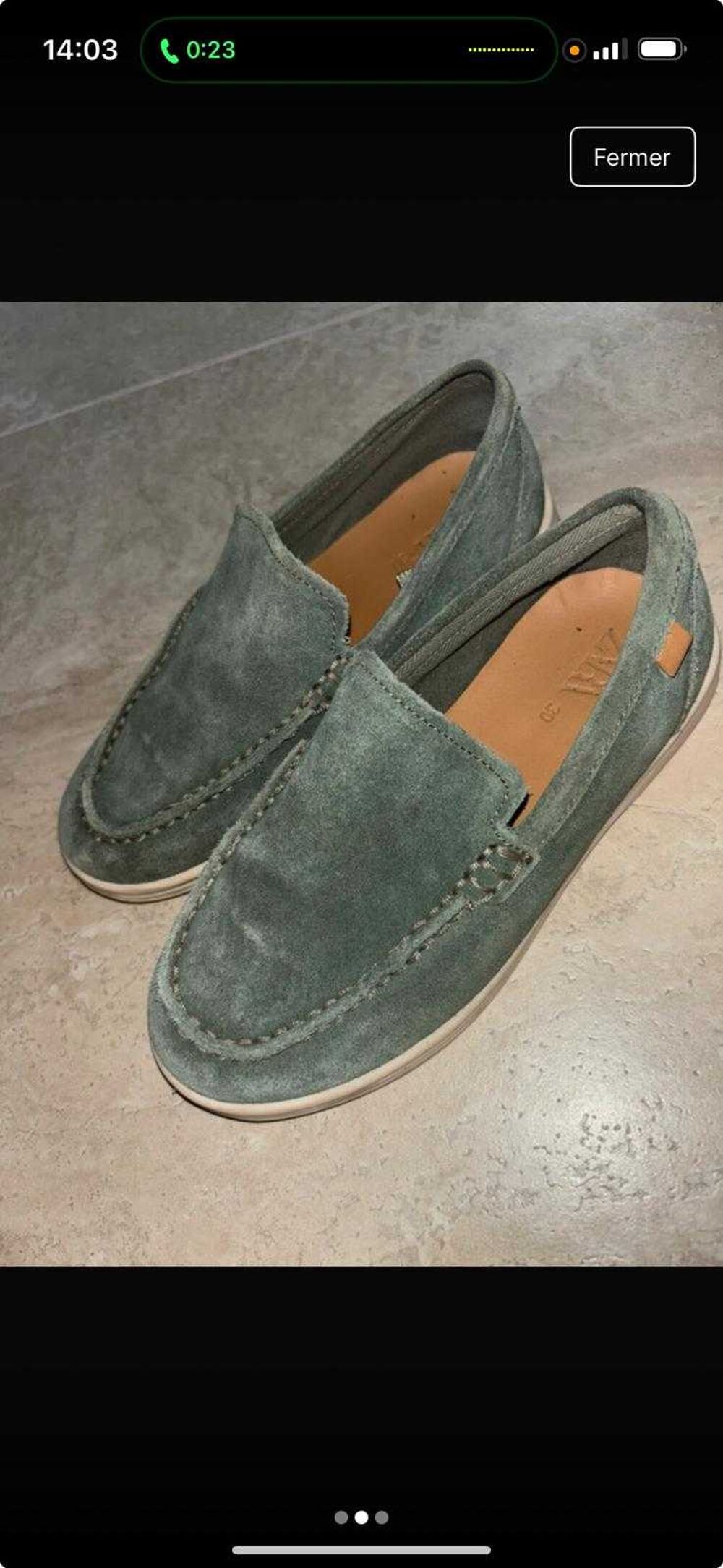 Chaussures bateau gar&ccedil;on Zara Chaussures
