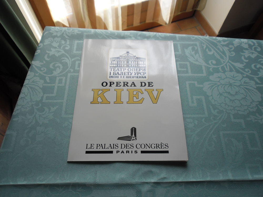 PROGRAMME OPERA DE KIEV 1992 