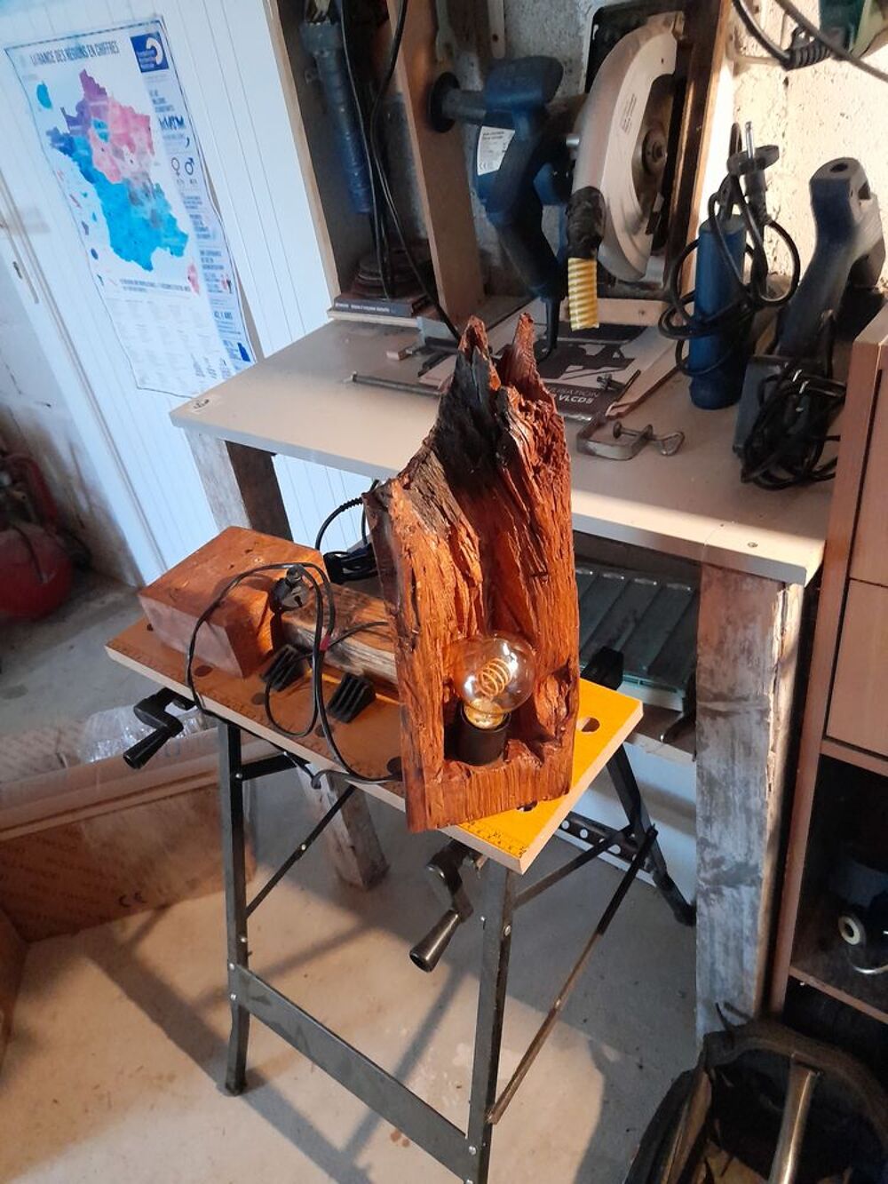 lampes bois. Décoration