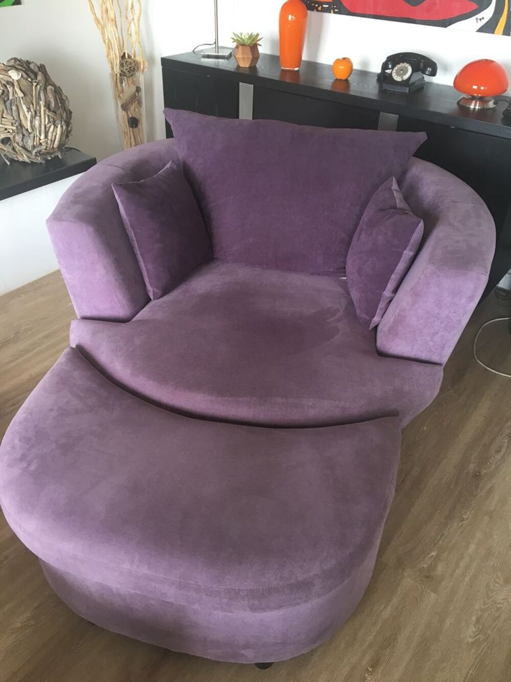 fauteuil rond pivotant Meubles