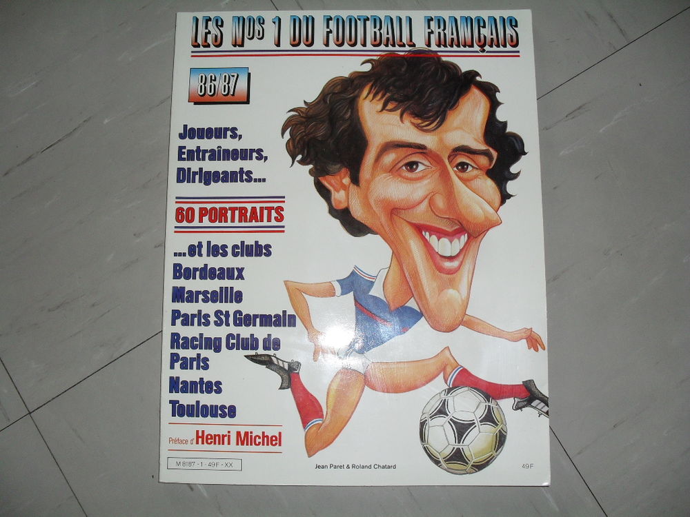 Rare les n&deg;1 du football fran&ccedil;ais caricatures 60 portraits Livres et BD