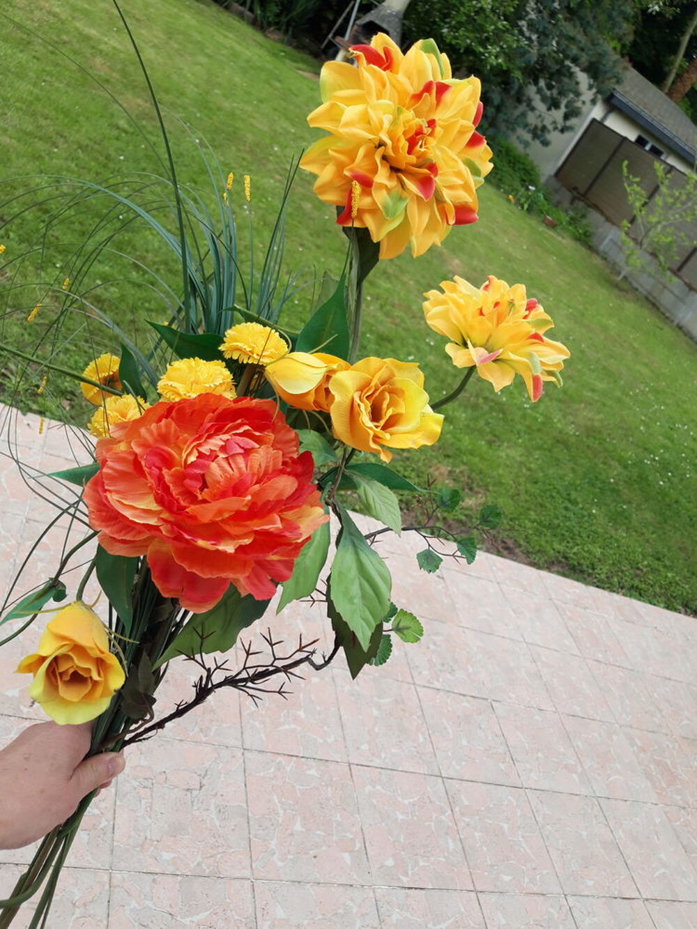 bouquet de fleurs artificiel Dcoration