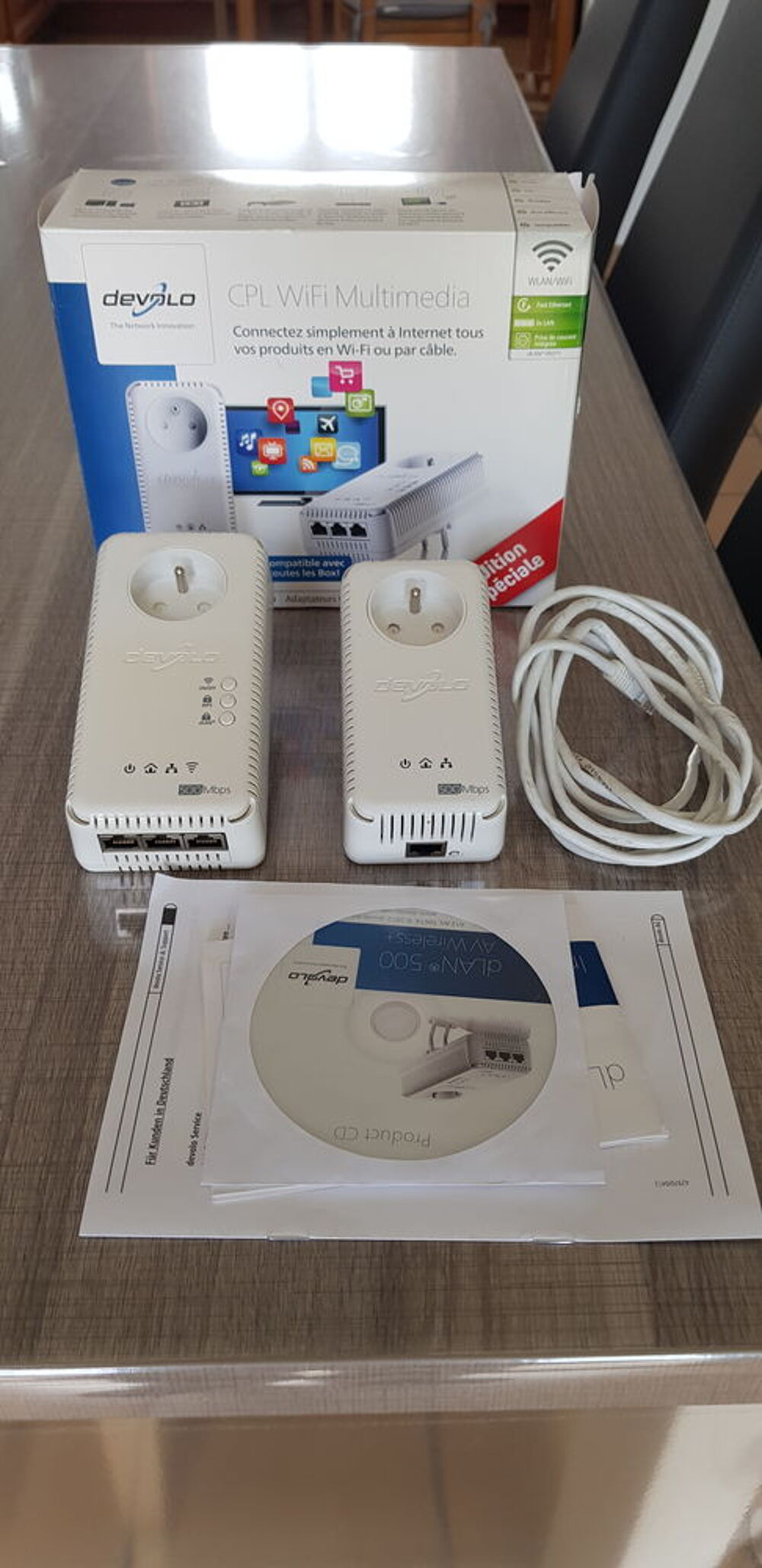 CPL Wifi multim&eacute;dia 500 Mbps DEVOLO Matériel informatique