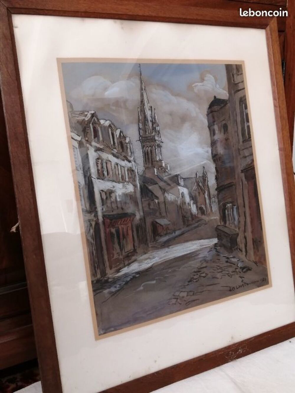 Tableau Aquarelle Loustaunau Décoration