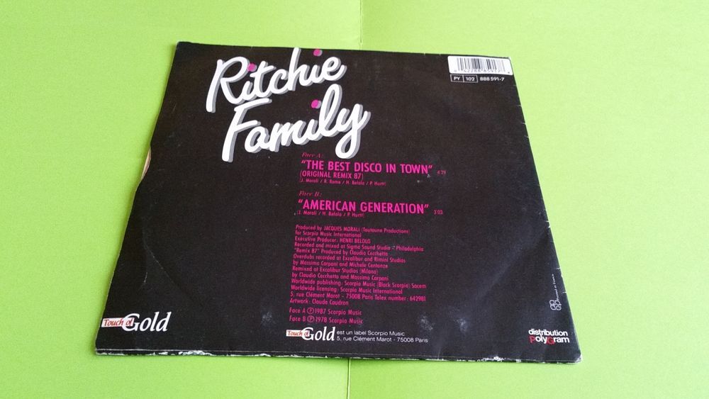 RITCHIE FAMILY CD et vinyles