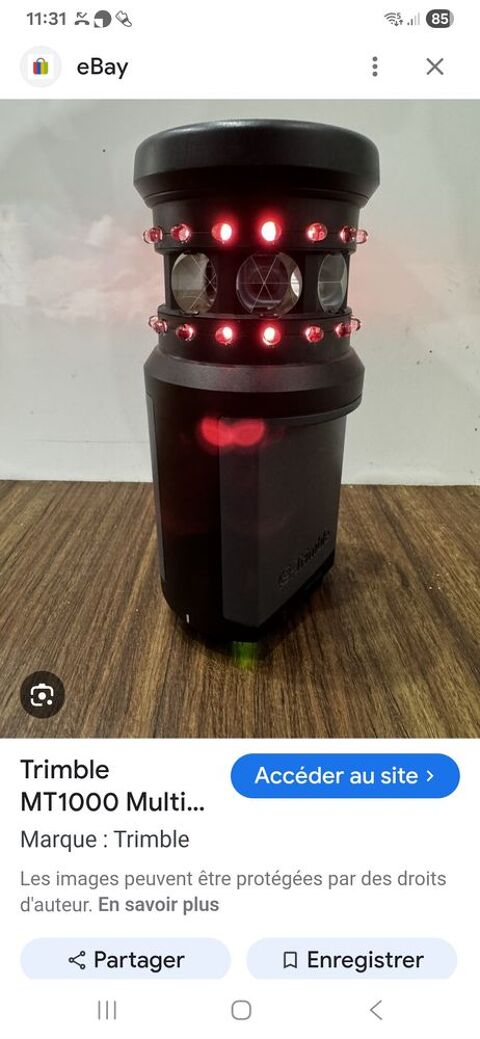 Prisme trimble 1250 Giel-Courteilles (61)