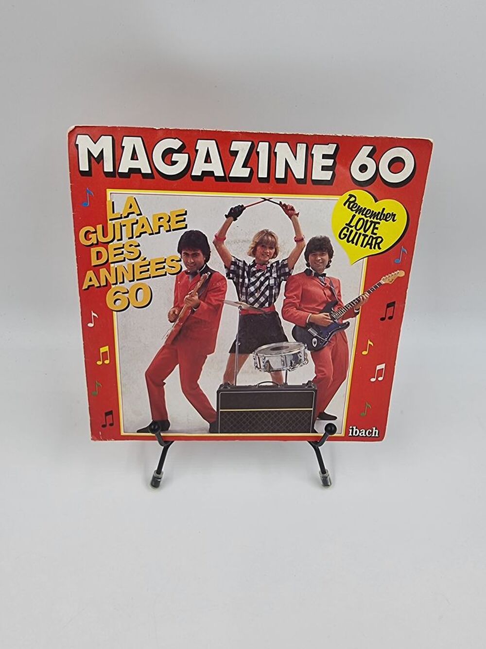Vinyle 45 tours Magazine 60 : La Guitare des Ann&eacute;es 60 CD et vinyles