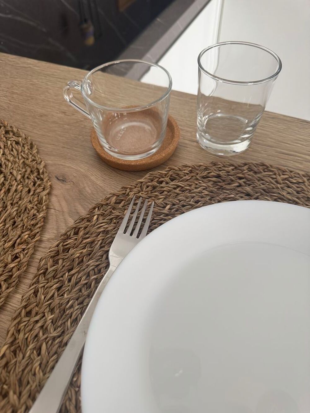 Assiettes blanches classique Cuisine