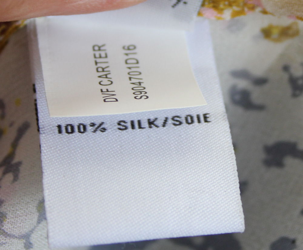 Blouse chemise soie multicolore DIANE VON FURSTENBERG T.12 Vêtements