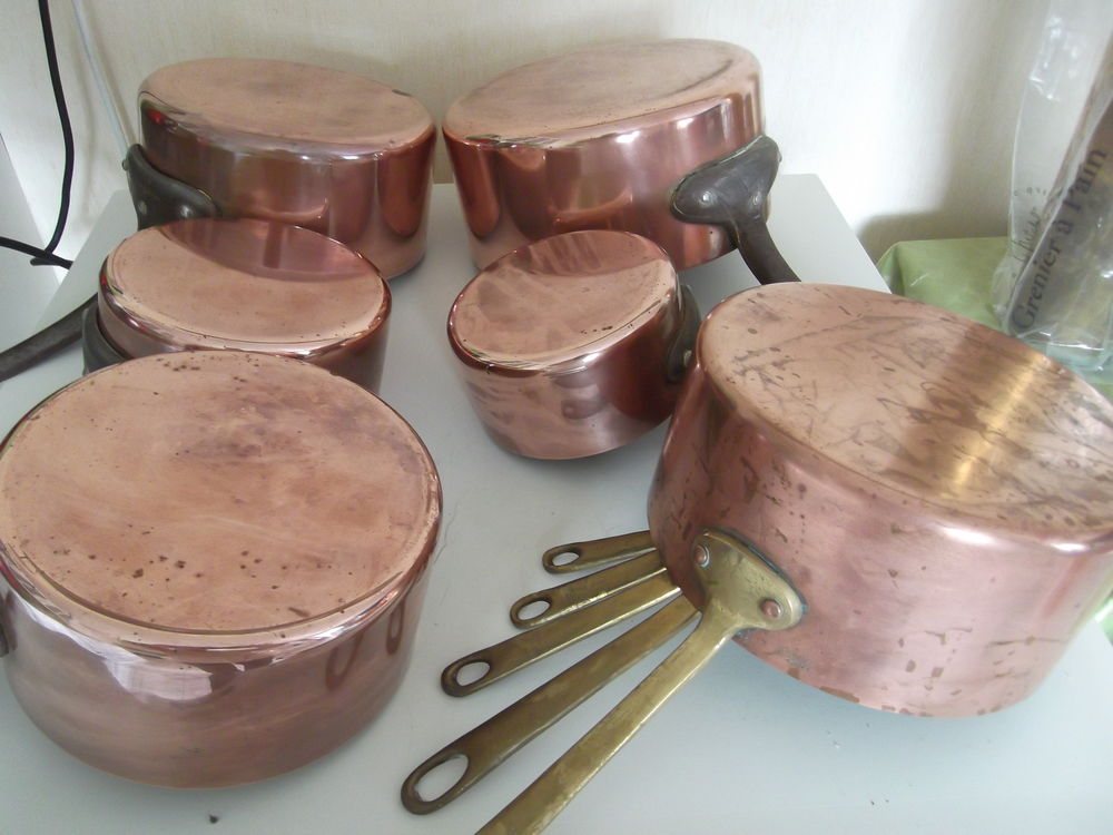 casseroles en cuivre Cuisine