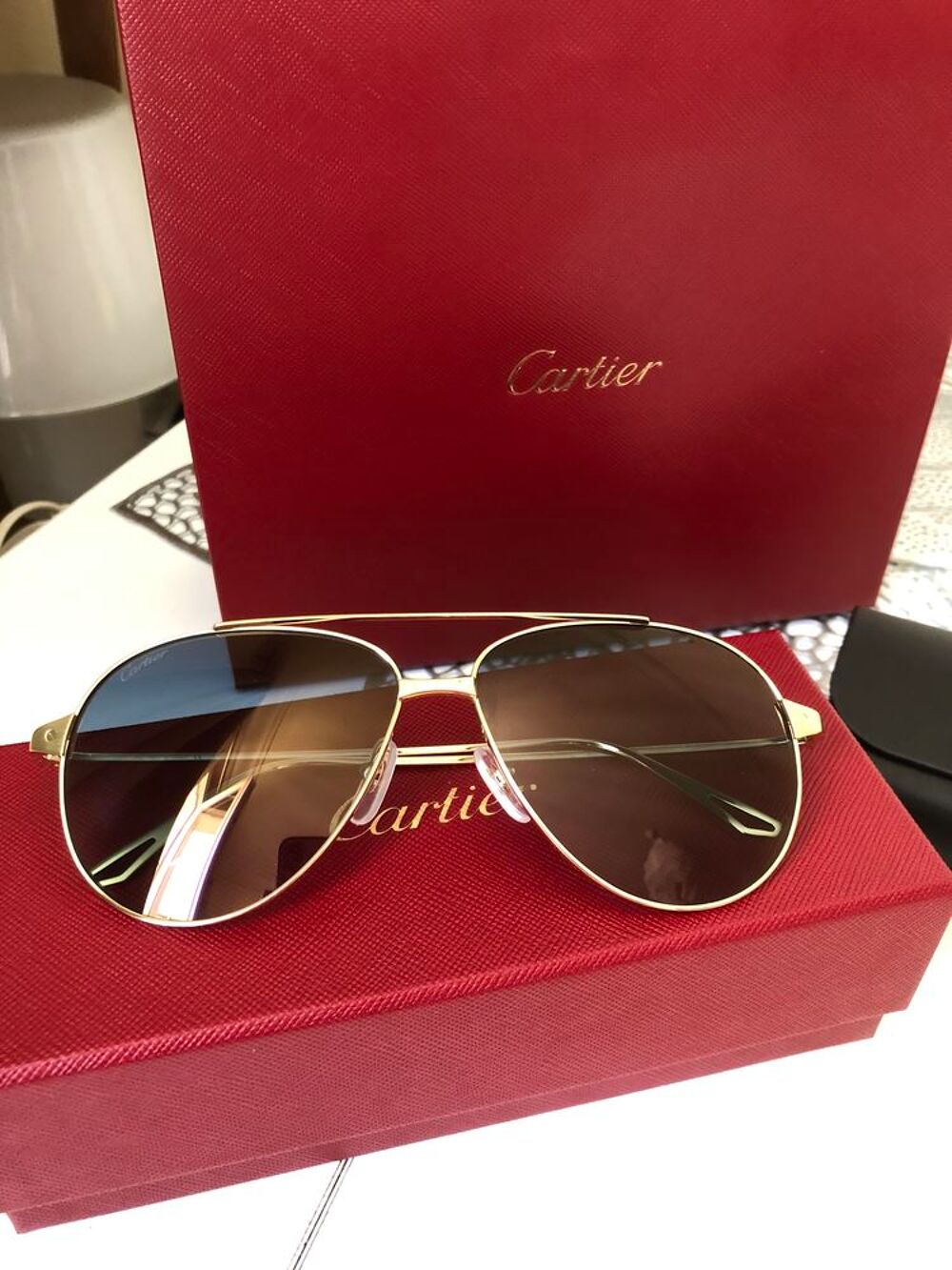Lunette de soleil Cartier Bijoux et montres