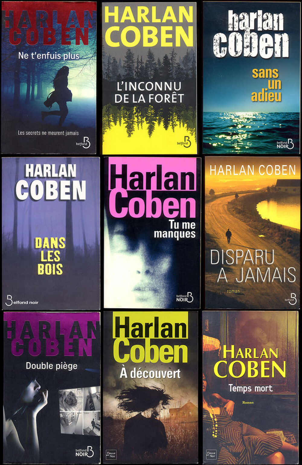 Harlan COBEN / Tr&egrave;s beau lot de 9 thrillers &eacute;d. originale Livres et BD