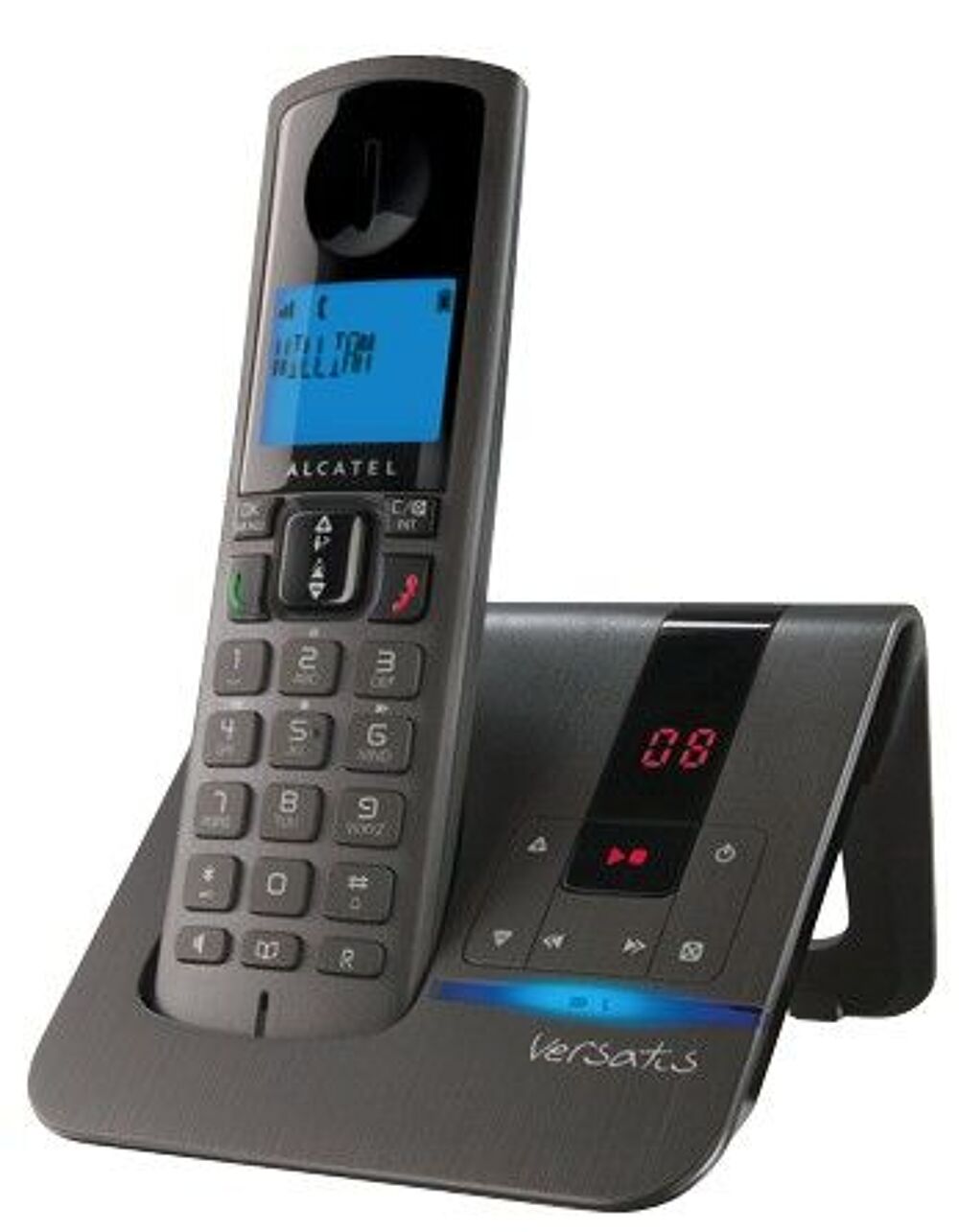 T&eacute;l&eacute;phone sans fil fixe avec r&eacute;pondeur ALCATEL VERSATIS F250 Matériel informatique