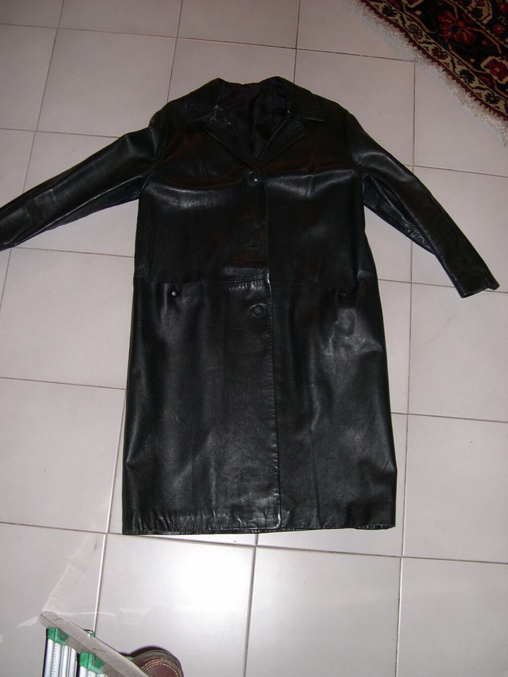 Manteau 3/4, noir, type Presley, neuf Vtements