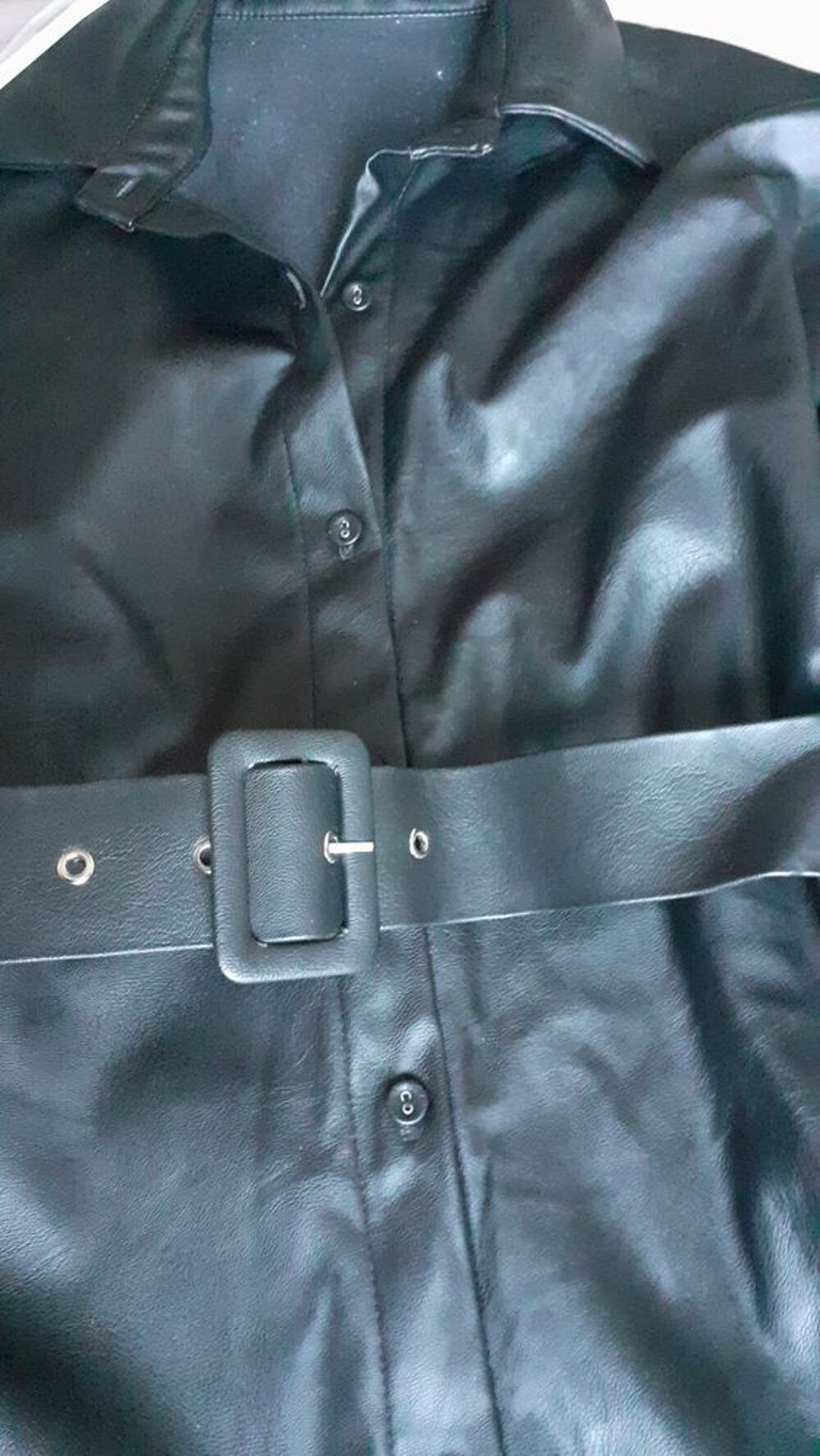 Chemise longue en cuir T40 Vêtements