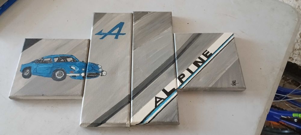tableau Renault alpine A110 Décoration