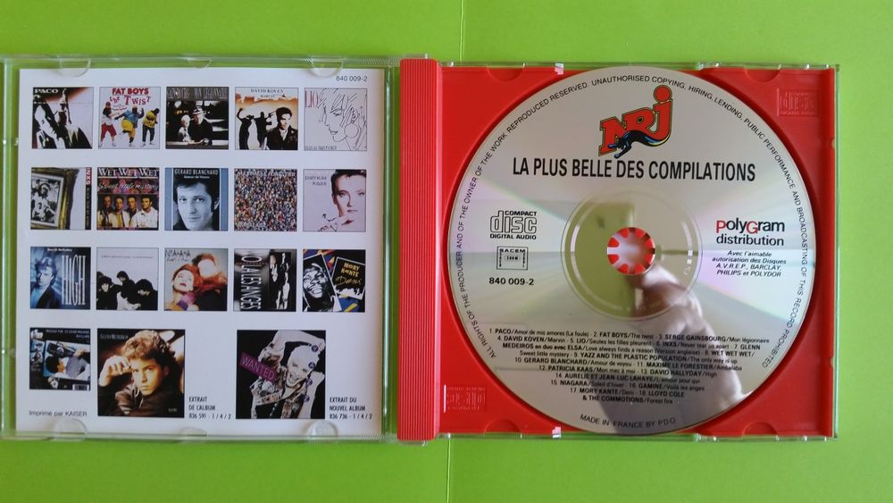 LA PLUS BELLE DES COMPILATION CD et vinyles