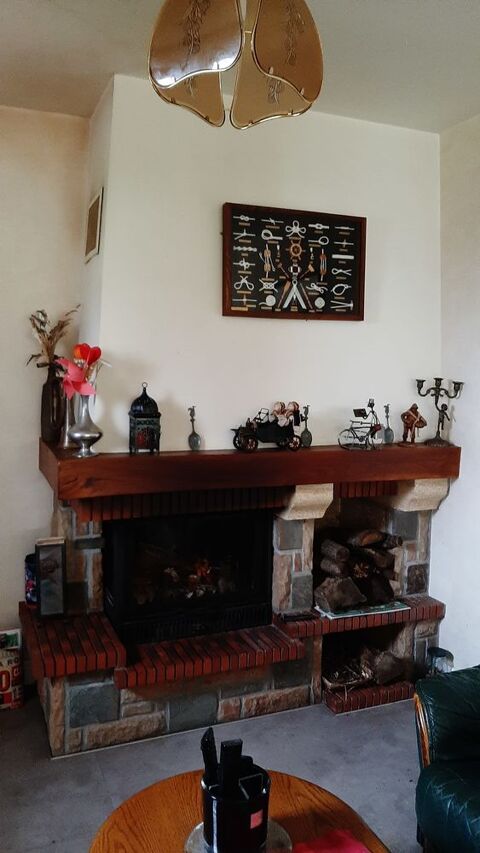 CHEMINEE D'ANGLE AVEC INSERT 150 Parn-sur-Roc (53)