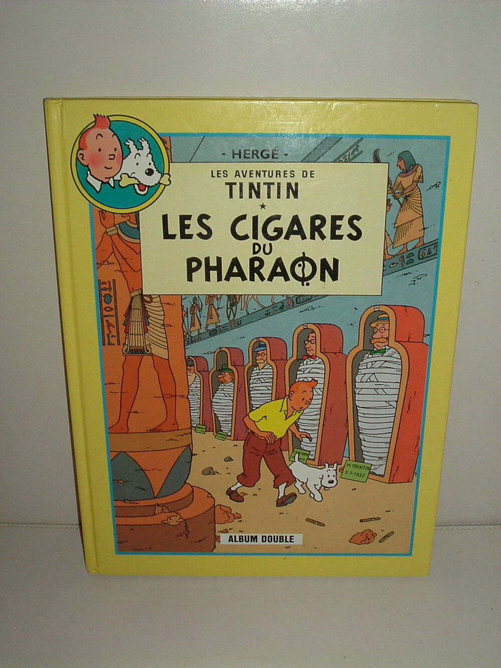 Double Album Tintin " Les Cigares du Pharaons " et " Le Lotu Livres et BD