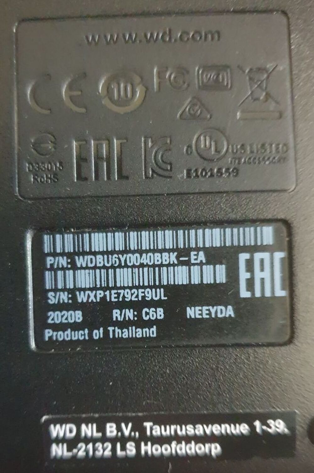 Lot de disques durs portables &agrave; r&eacute;parer Matériel informatique
