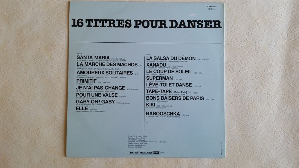 HIT " JOUVIN " N&deg;39 CD et vinyles