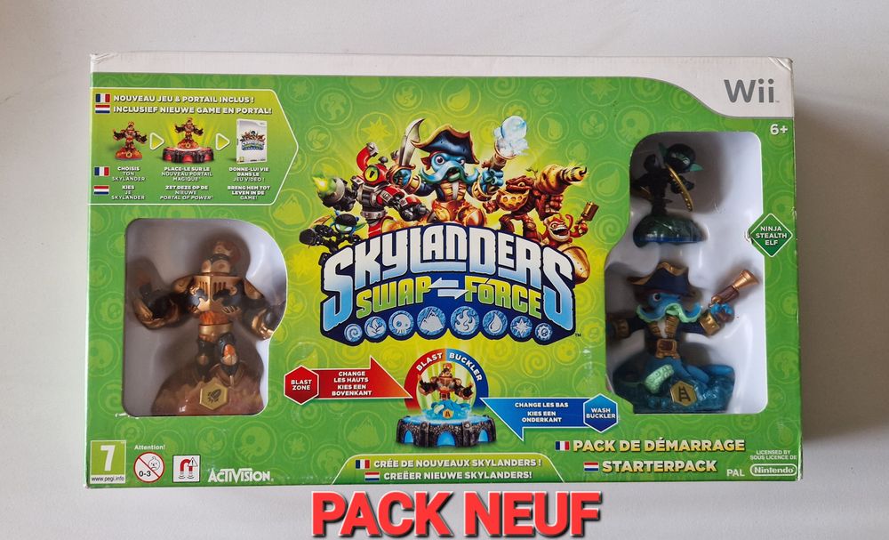 Coffret Jeu Nintendo Wii Skylanders Swap Force Consoles et jeux vidéos
