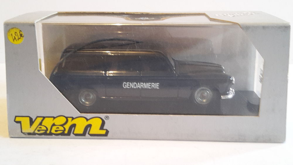 Peugeot 403 break vitr&eacute; GENDARMERIE 