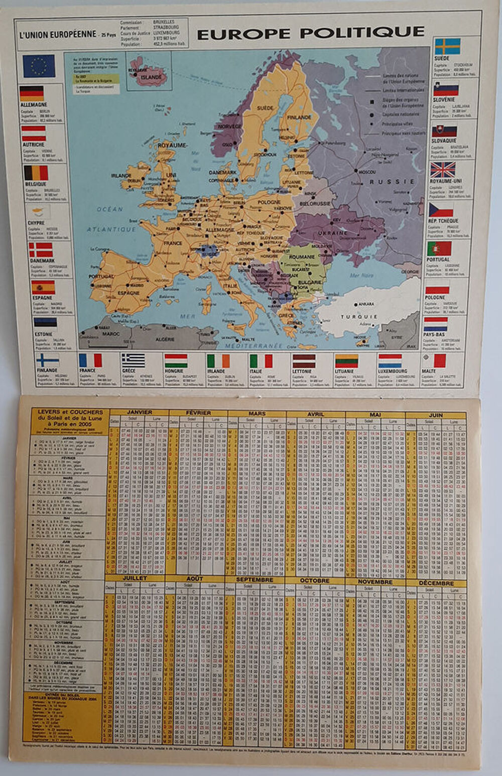 3 Almanachs facteur ann&eacute;es 2000 / Calendriers 