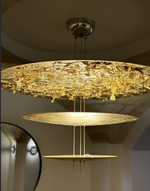 Lustre dor feuille d'or design 1800 Bordeaux (33)