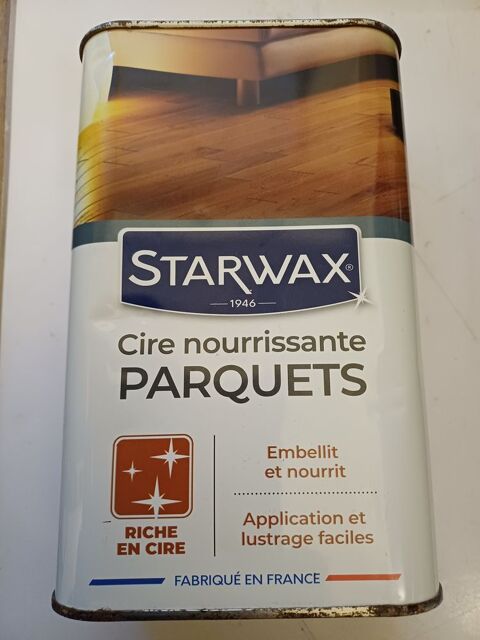 Bidon cire nourrissante parquets bois brut 12 Sains-en-Gohelle (62)