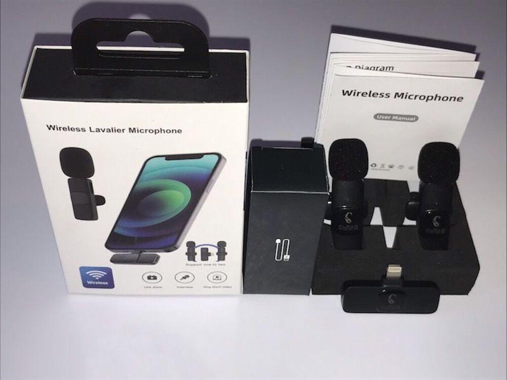 Micro Cravate ruban sans Fil pour iphone/ipad,Mic sans Fil
Audio et hifi