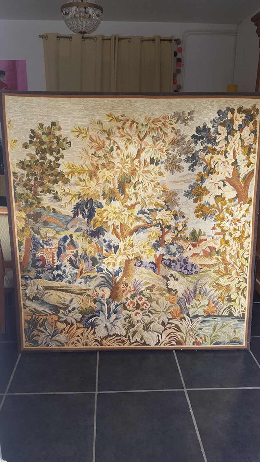 Ancienne tapisserie m&eacute;canqiue 