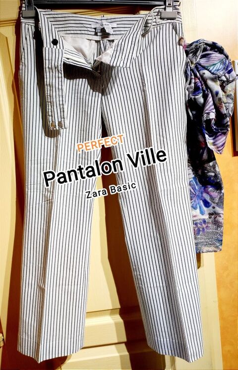Pantalon Zara Basic à Rayures 5 Bessenay (69)