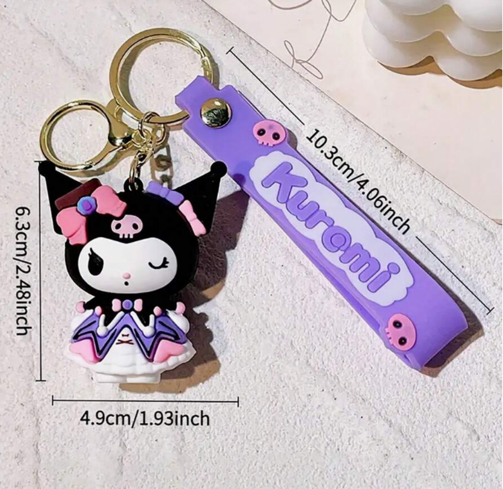 Porte-cl KUROMI japon manga anime mode hello kitty kawaii 