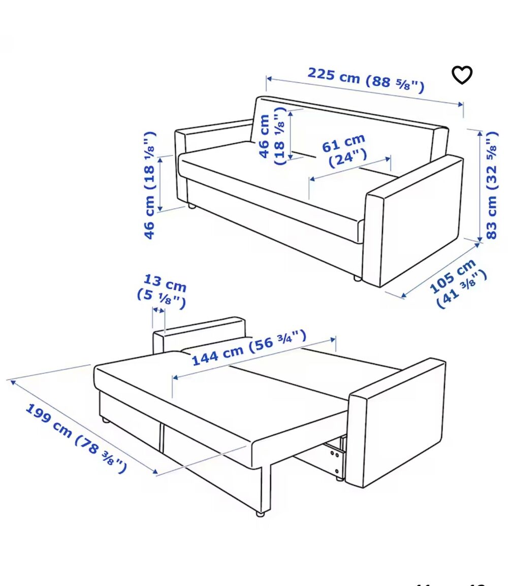 Canap&eacute; convertible beige Meubles