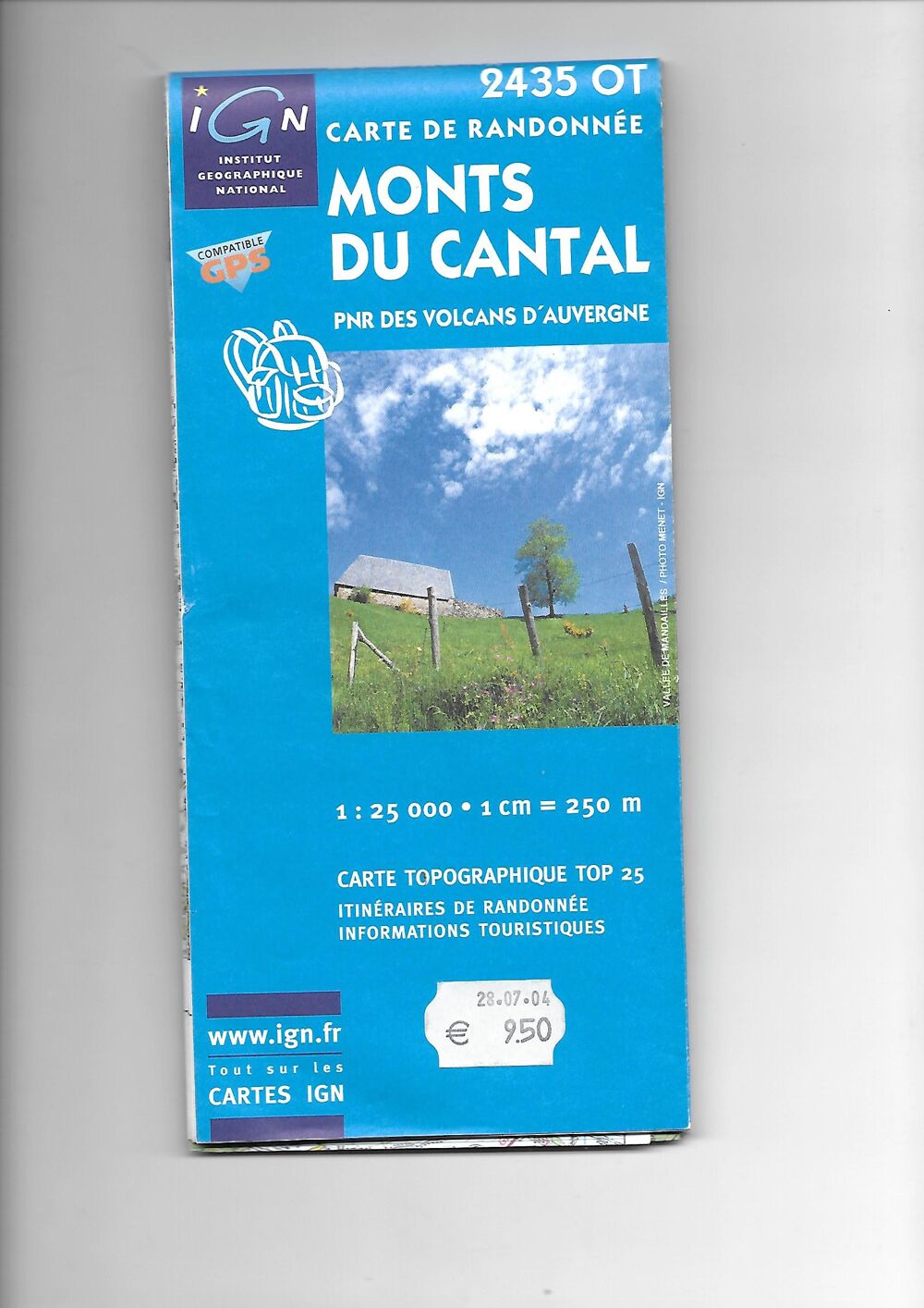Cartes de randonn&eacute;es des VOLCANS D'AUVERGNE Sports