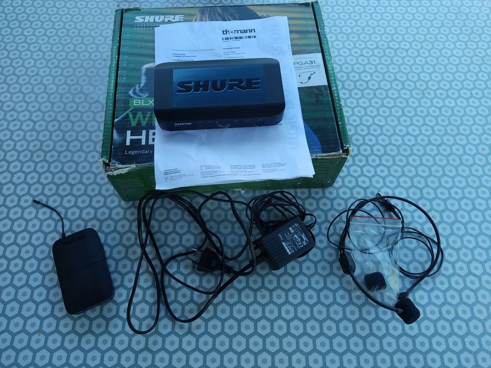 micro casque shure set complet blx14/p31 s8 Audio et hifi