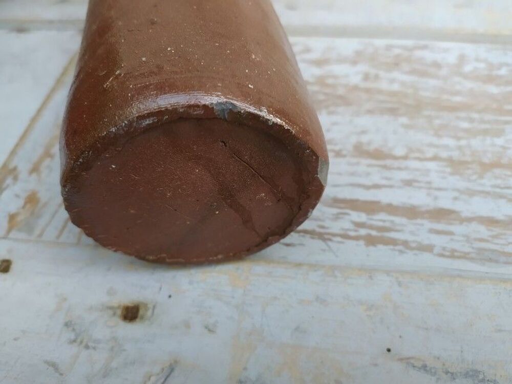 Ancienne Bouteille &agrave; Alcool en Gr&egrave;s 
Décoration