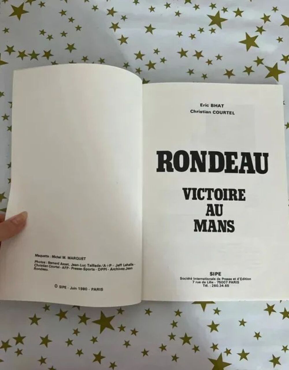 Rondeau Victoire au Mans 1980. Livre rare 24 Heures du Mans Livres et BD