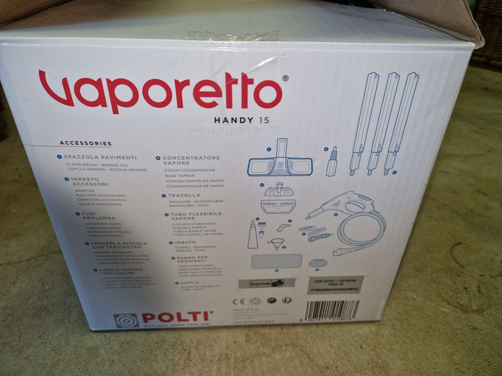 Vaporetto Polti Handy 15 portatif comme neuf
Electroménager