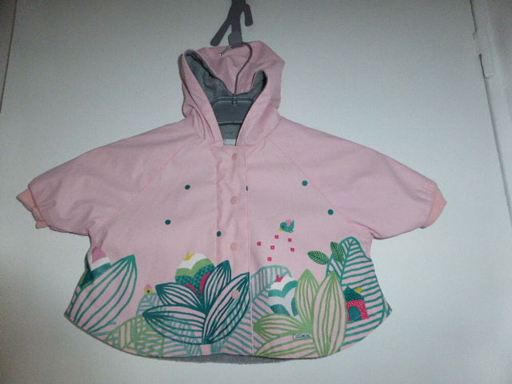 CATIMINI cir&eacute; floral rose &agrave; capuche doubl&eacute; polaire 3 mois Vêtements enfants