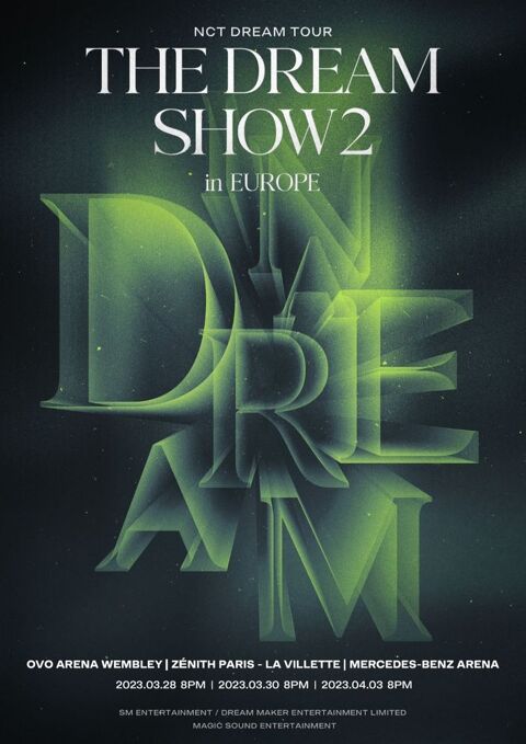 NCT DREAM TOUR BILLETS CONCERT ! 200 Paris 12 (75)