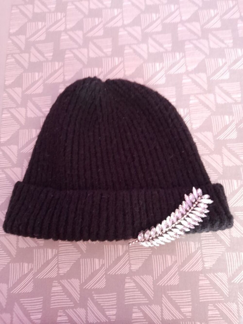 Bonnet embl&egrave;me imitation all blacks Vêtements