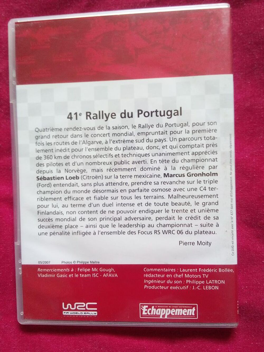 8 DVD / (Rallye, montagne Rallycross circuit...) 2007 &agrave; 2010 DVD et blu-ray