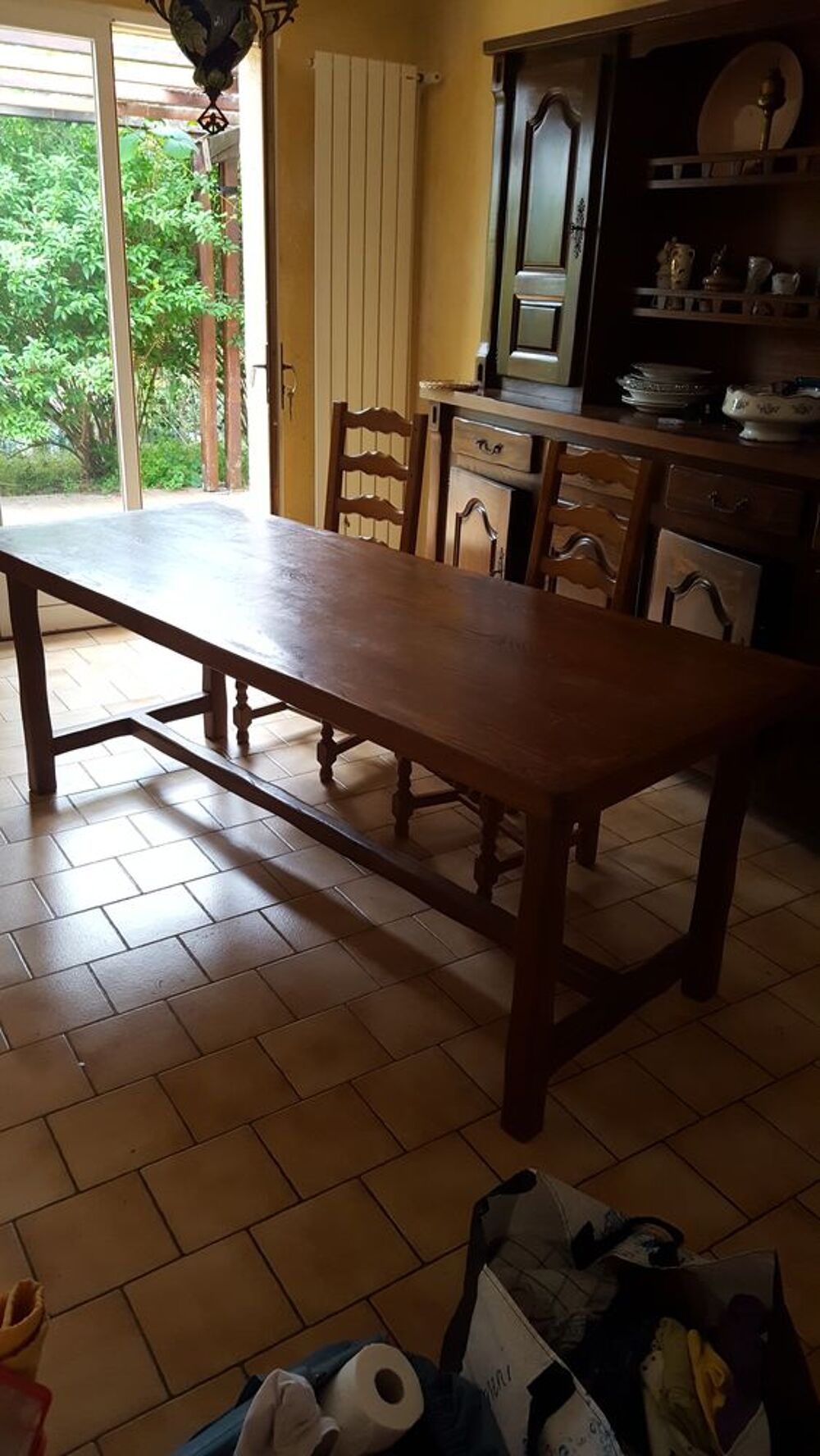 Table en ch&ecirc;ne - belle armoire Antique Meubles