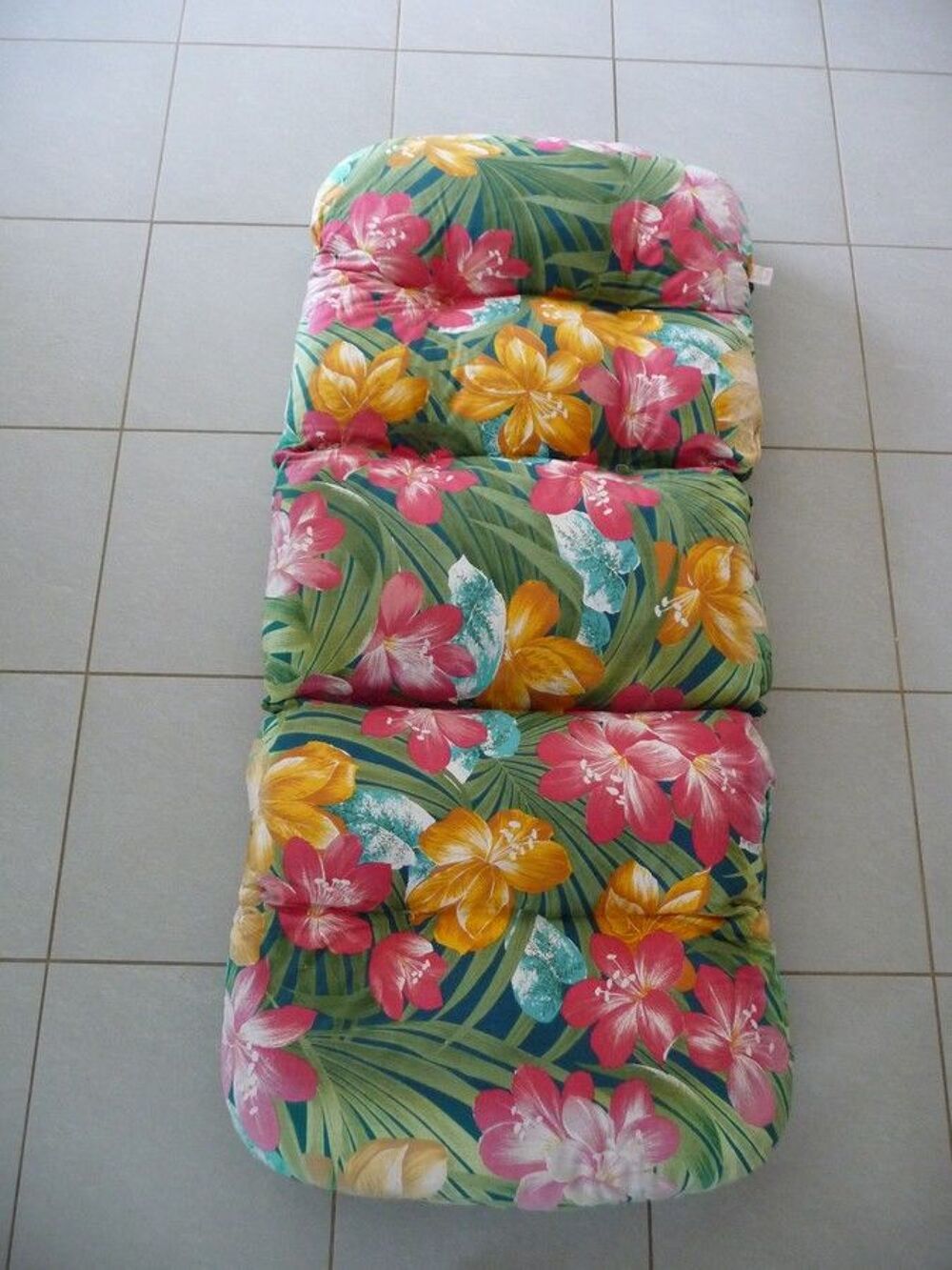 2 matelas fauteuils jardin ou transats avec housse rangement Jardin