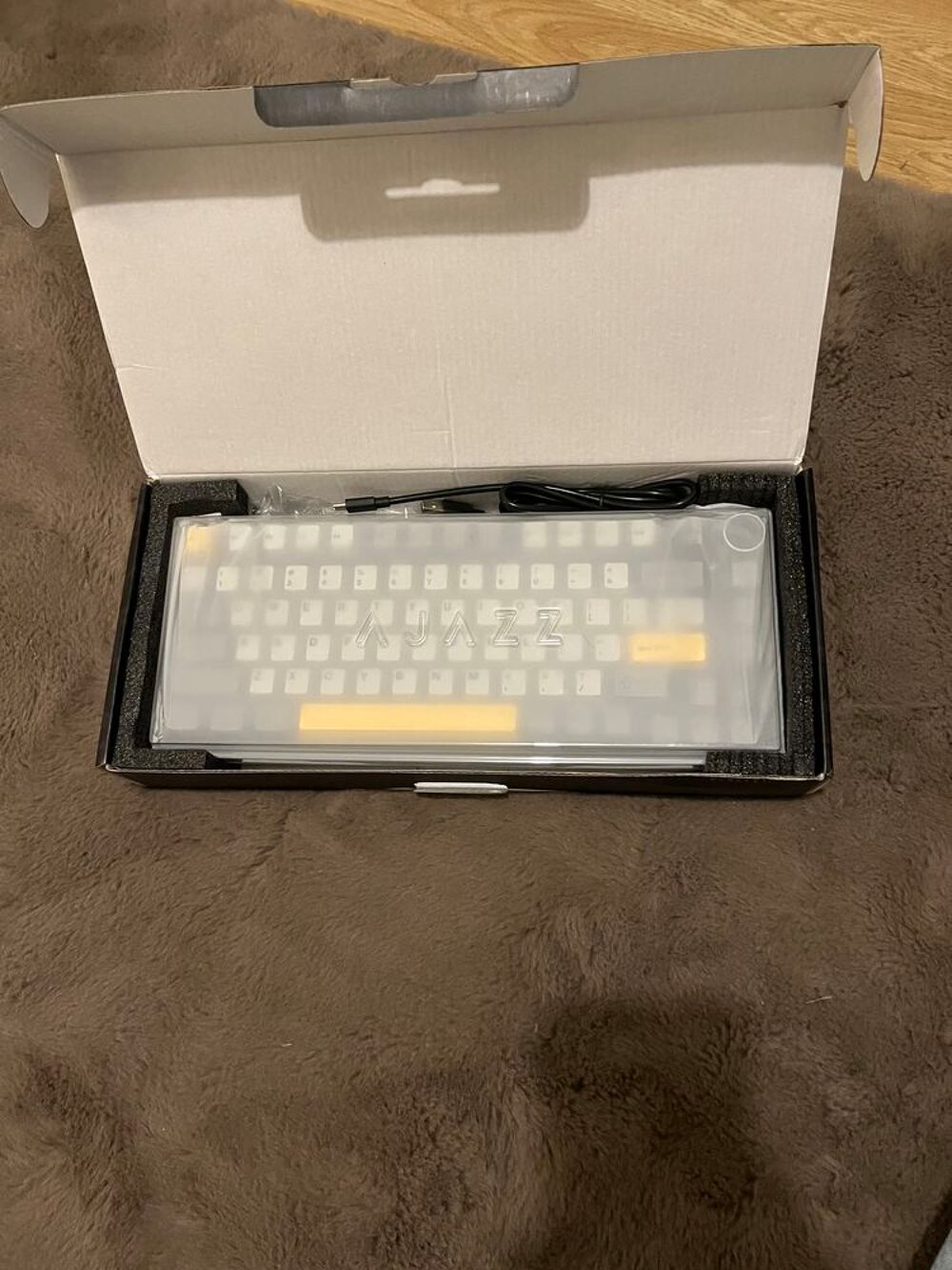 Ajazz AK820 Pro - Gris/Jaune - Neuf Matériel informatique