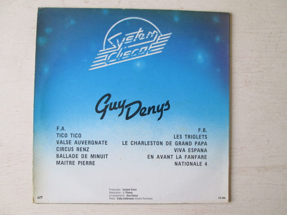 Disques 33 tours Guy Denys CD et vinyles