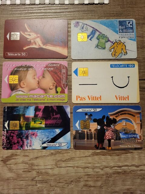 Lot d'anciennes cartes t�l�phoniques 15 Lorient (56)