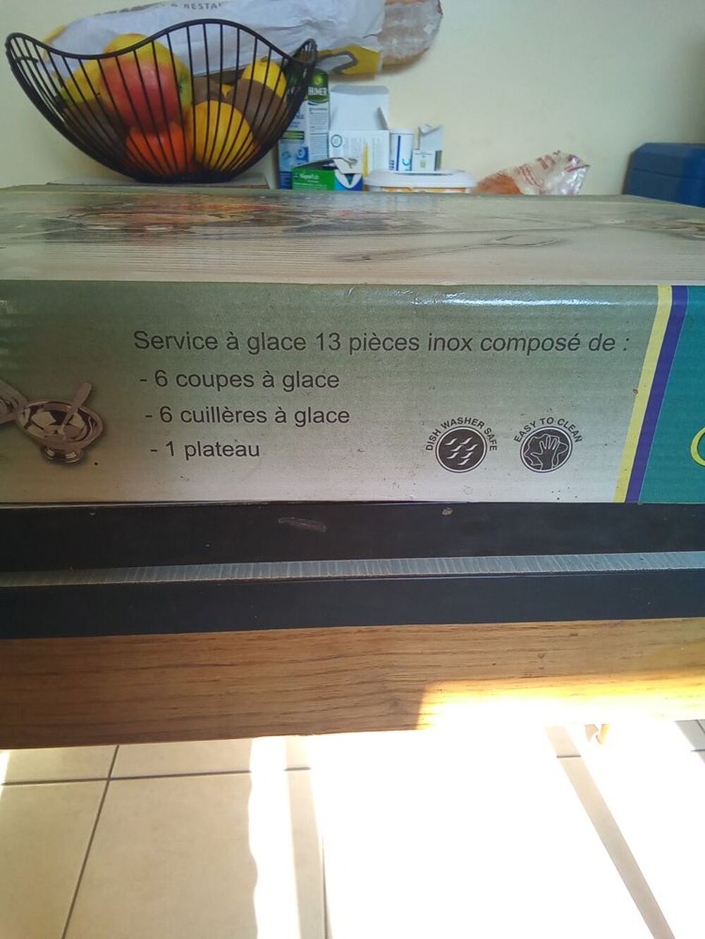 Service &agrave; glace en inox Cuisine